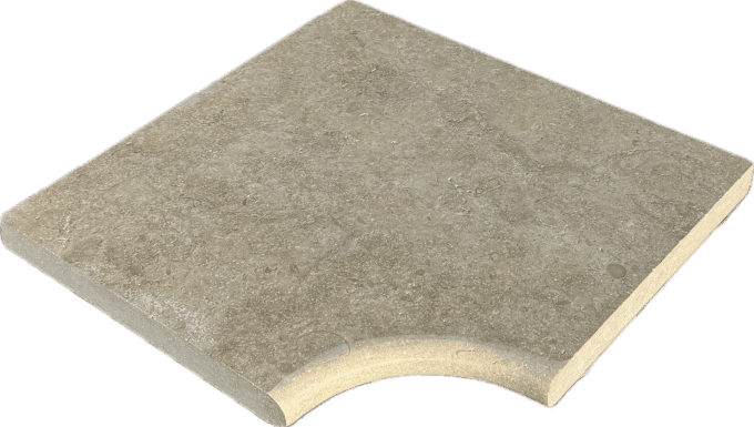 Margelle d'angle New Sunny Heritage 42/30 cm Ep. 3 cm - 1 pièce par unité de vente