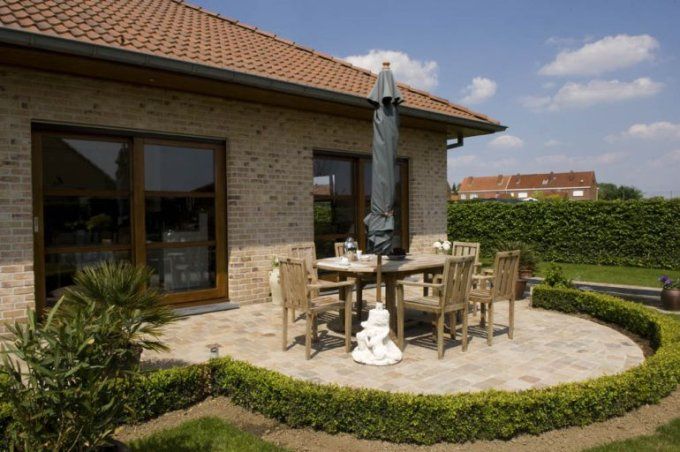 Pavés grès kandla Multi Color 14/14 cm Ep. 2 cm - unité de vente : 1 m² pour 42 pavés