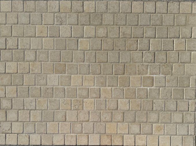 Pavés New Sunny Heritage 14/14 cm Ep. 4 cm - unité de vente : 1 m² pour 42 pavés