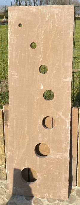 Palissade 7 trous grès kandla multi color 150/50 Ep. 3/5