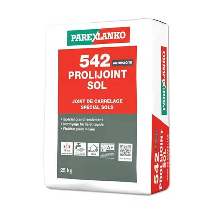 Prolijoint 542 gris anthracite sac de 25 kg